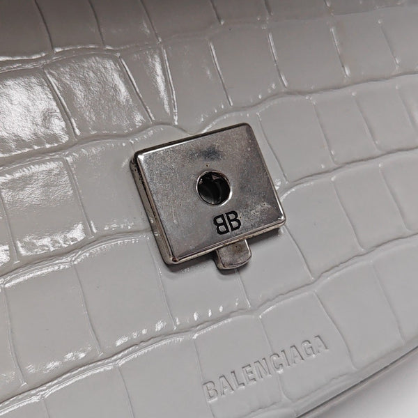 Calfskin Shoulder Bag Gray