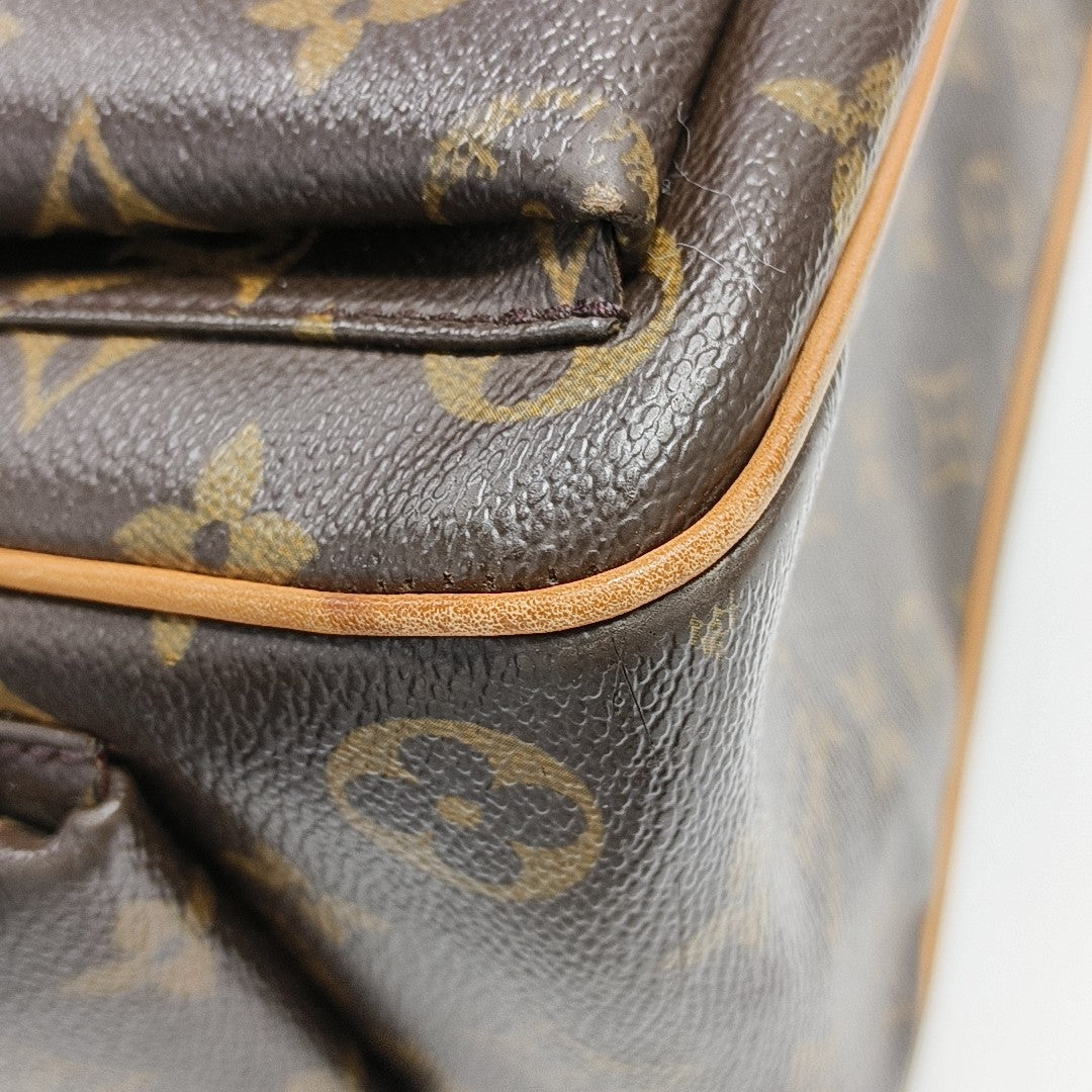 MULTIPLE Monogram Coated Canvas Brown