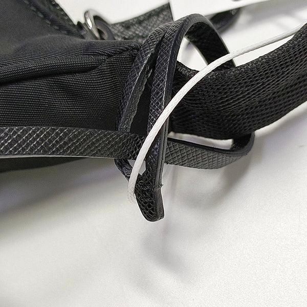 Authenticated pre-owned  Re-Edition2000 Mini Nylon Black - Top Handle Bag at Looply