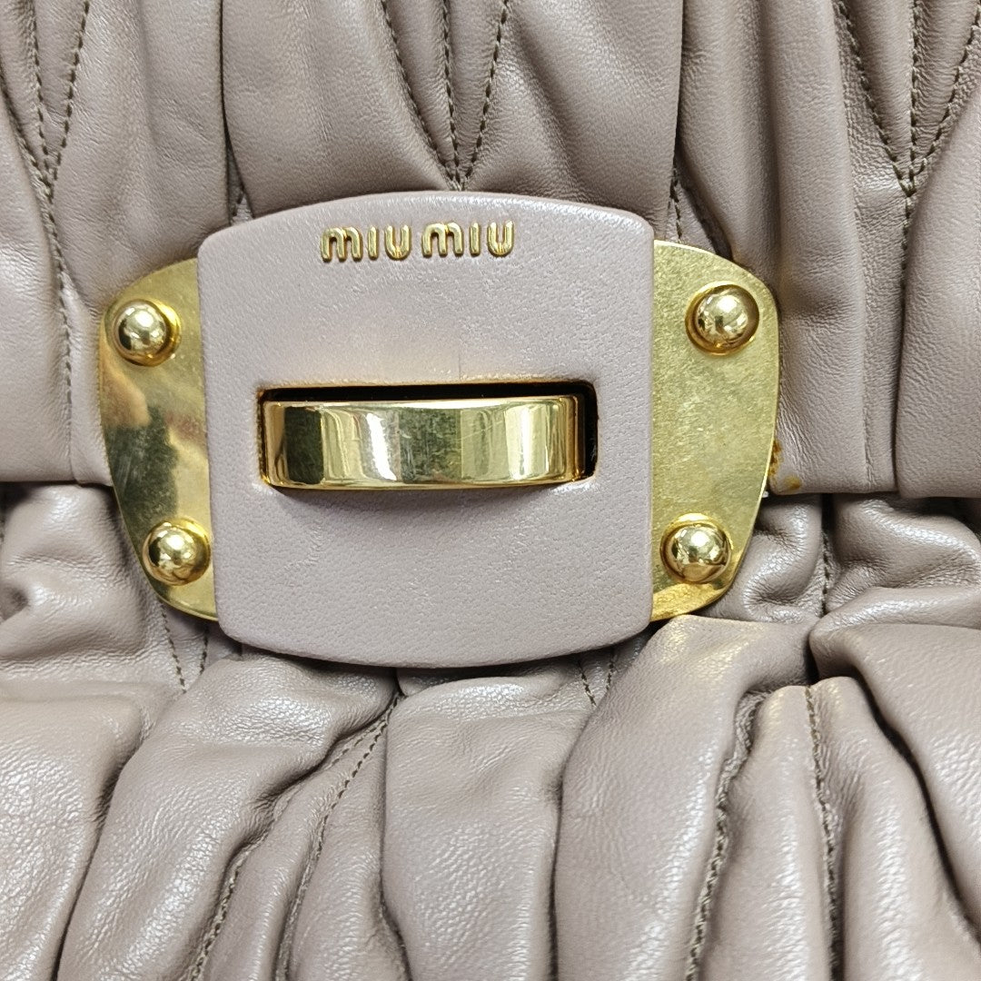 Quilted Lambskin Shoulder Bag Pink