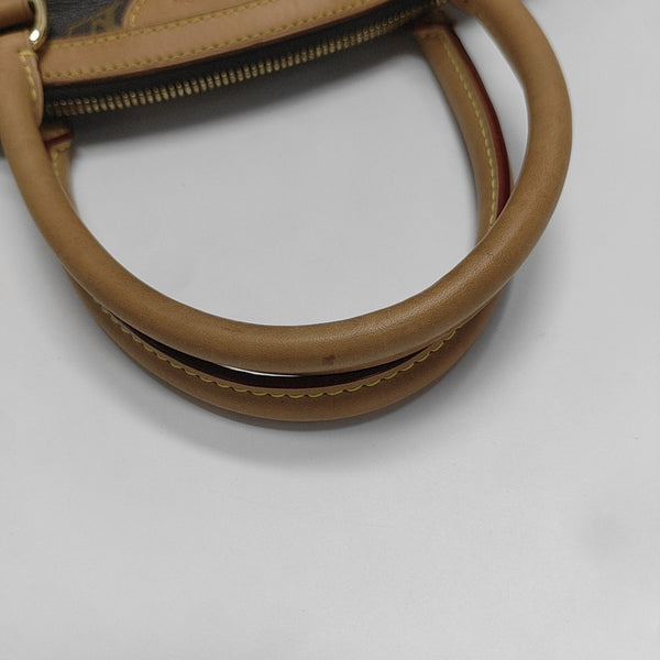 SEGUR Monogram Coated Canvas Brown