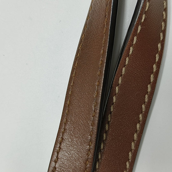 Padlock Medium Monogram Coated Canvas Beige