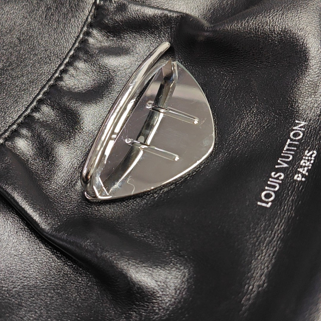 SUNSET Monogram Lambskin Black