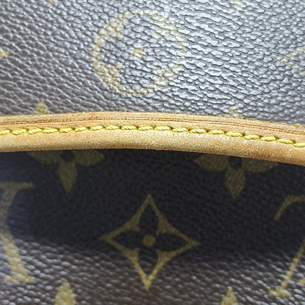 DEAUVILLE Monogram Coated Canvas Brown