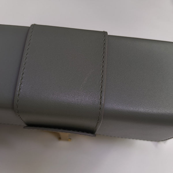 30 Montaigne Mini Oblique Calfskin Gray