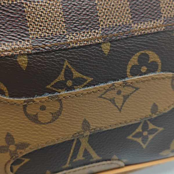 MARLY DRAGONNE Damier Ebene Coated Canvas Brown
