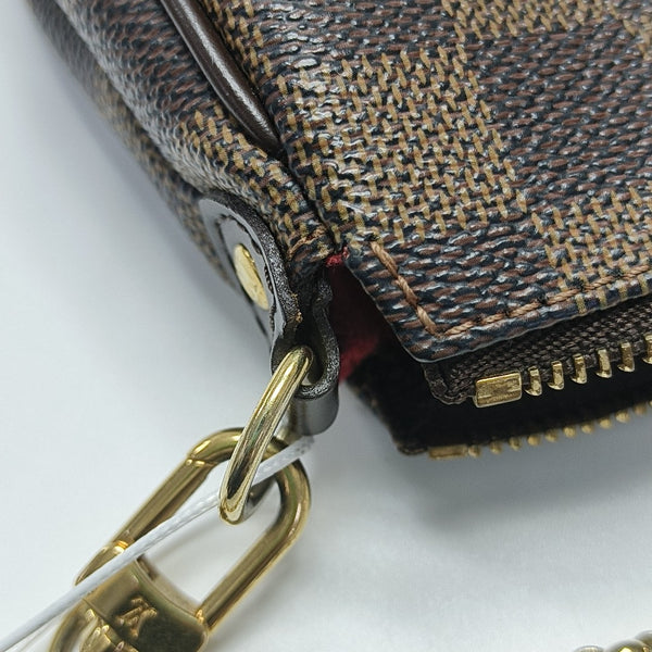 EVA Damier Ebene Coated Canvas Brown