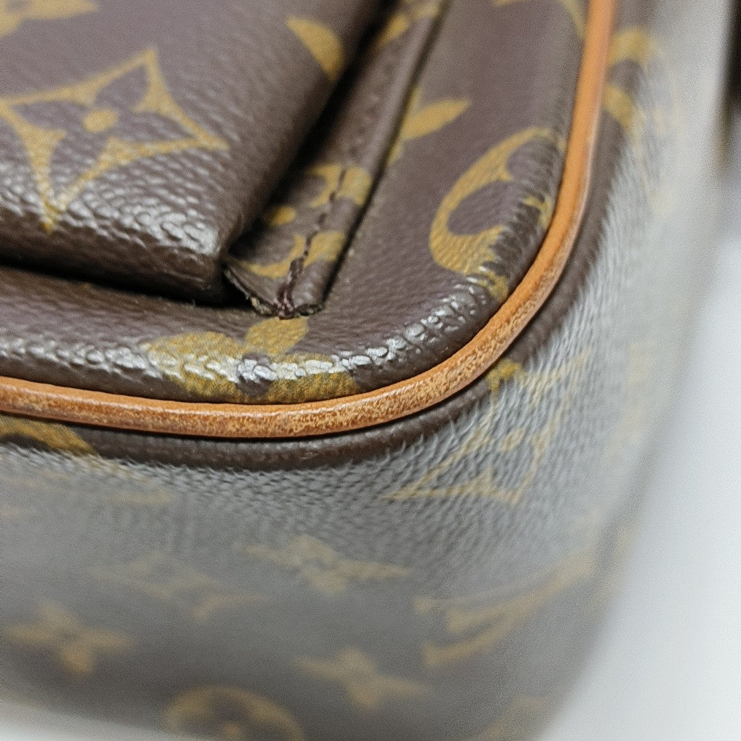 VIVA CITE Monogram Coated Canvas Brown