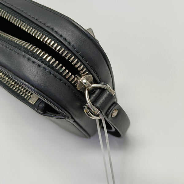 Vltn Small Calfskin Black