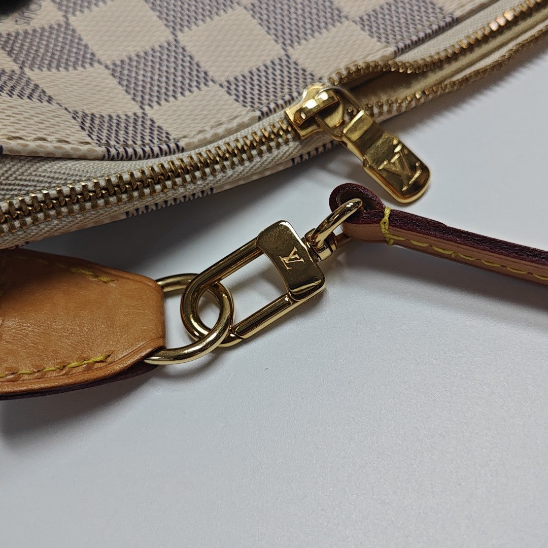 ACCESSOIRES GM Damier Azur Coated Canvas White