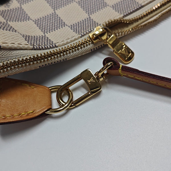 ACCESSOIRES GM Damier Azur Coated Canvas White
