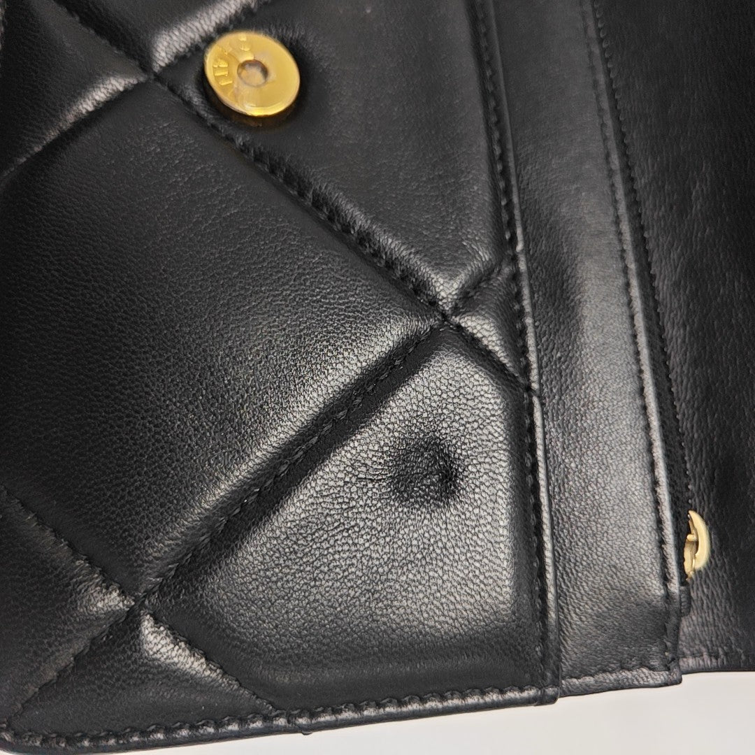 CHANEL 19 WOC Quilted Lambskin Black