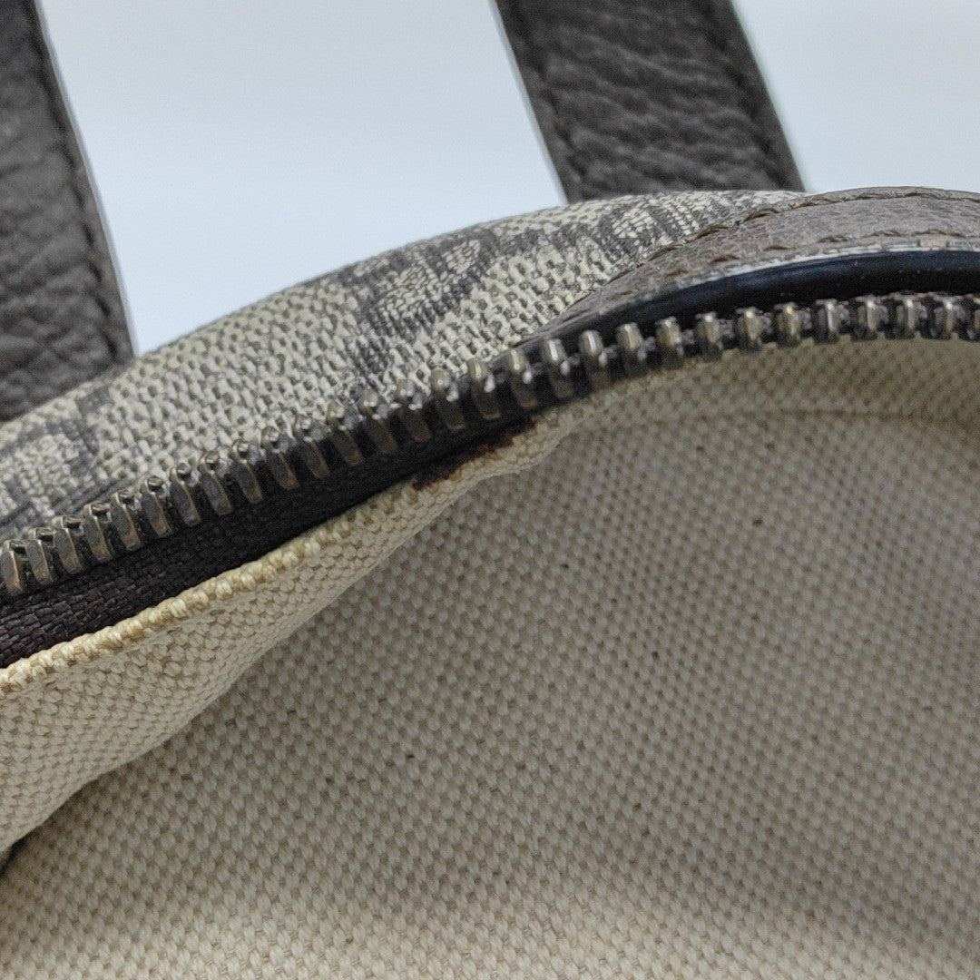 Ophidia Small Monogram Coated Canvas Beige
