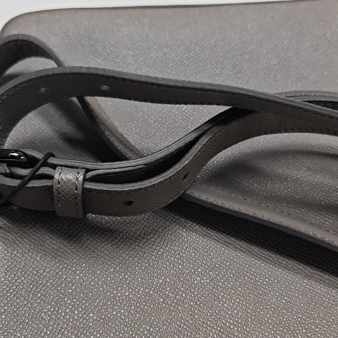 Calfskin Shoulder Bag Gray