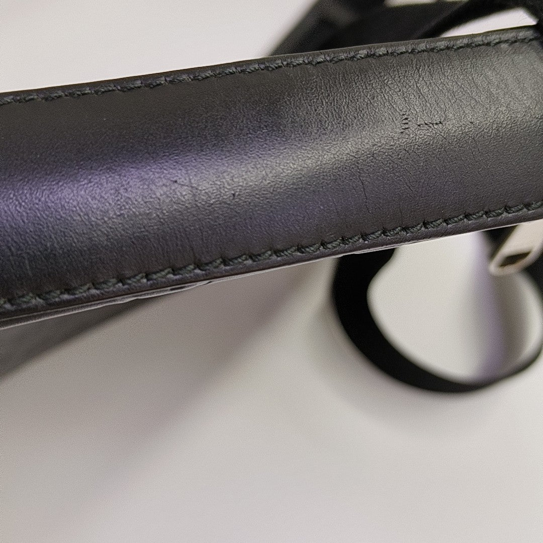 Signature Monogram Calfskin Black