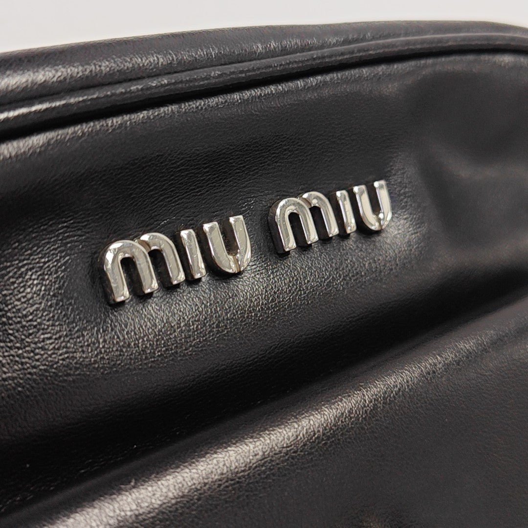 Calfskin Shoulder Bag Black