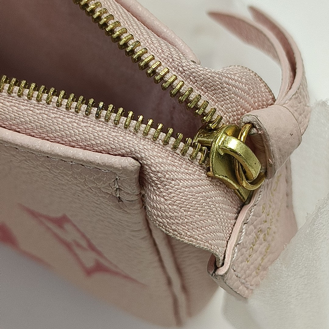 ACCESSOIRES Mini Monogram Calfskin Pink