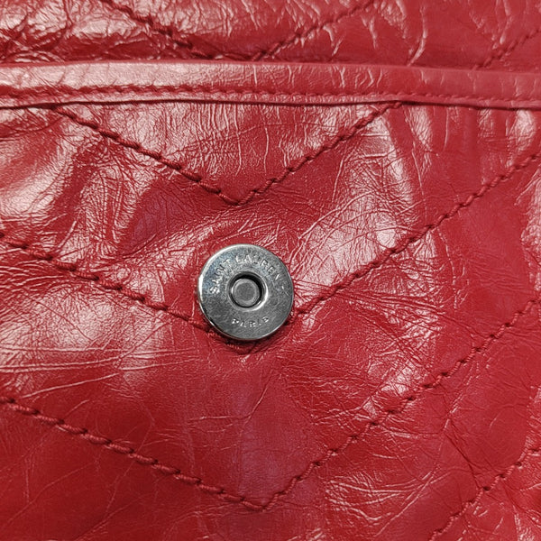 Authenticated pre-owned  NIKI Medium Quilted Calfskin Red - Shoulder Bag at Looply