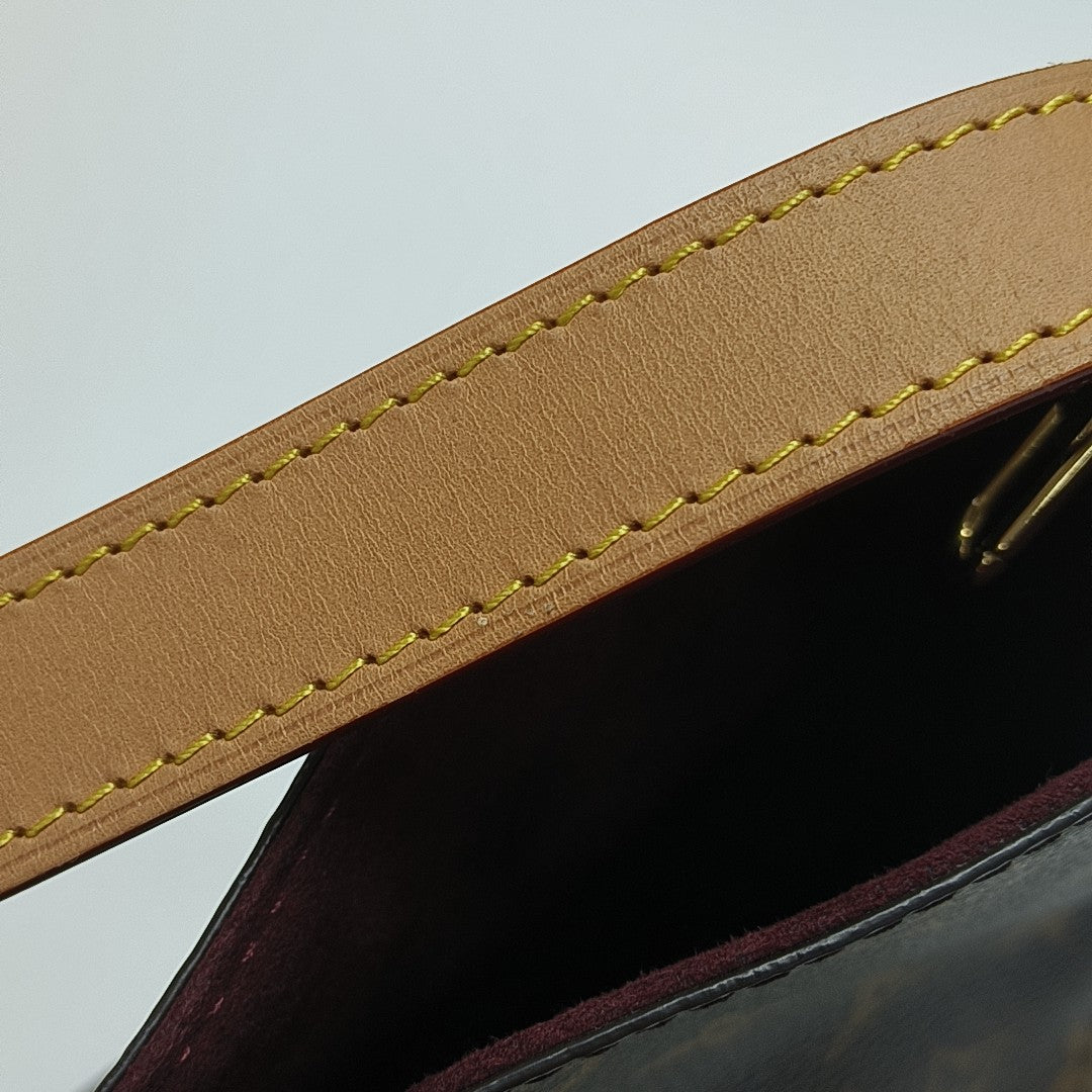 ALL IN Monogram Coated Canvas Brown