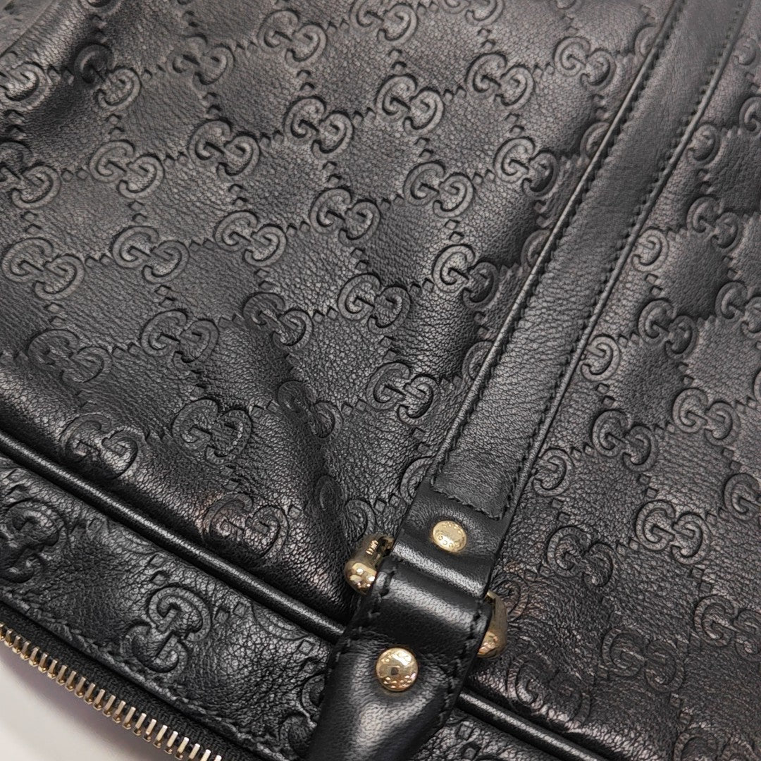 Duffle Monogram Calfskin Black