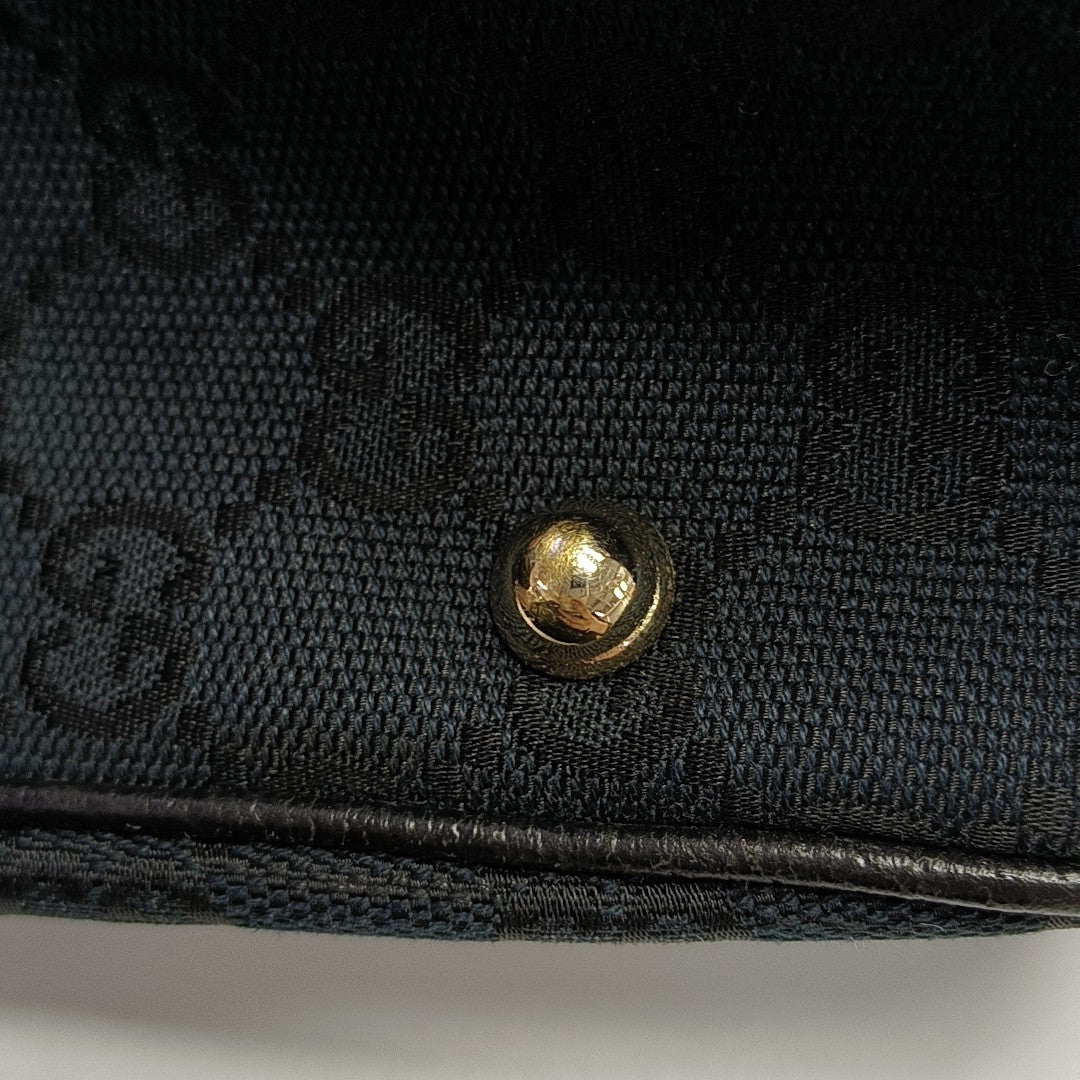 Anita Monogram Canvas Black