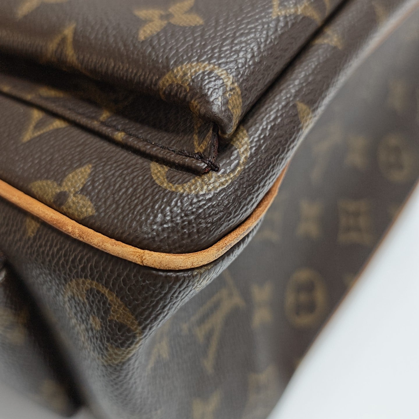MULTIPLE Monogram Coated Canvas Brown