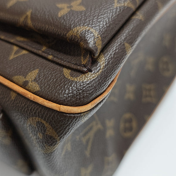 MULTIPLE Monogram Coated Canvas Brown