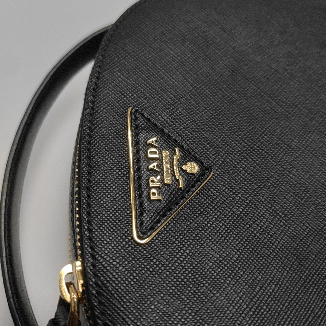 Odette Saffiano Calfskin Black