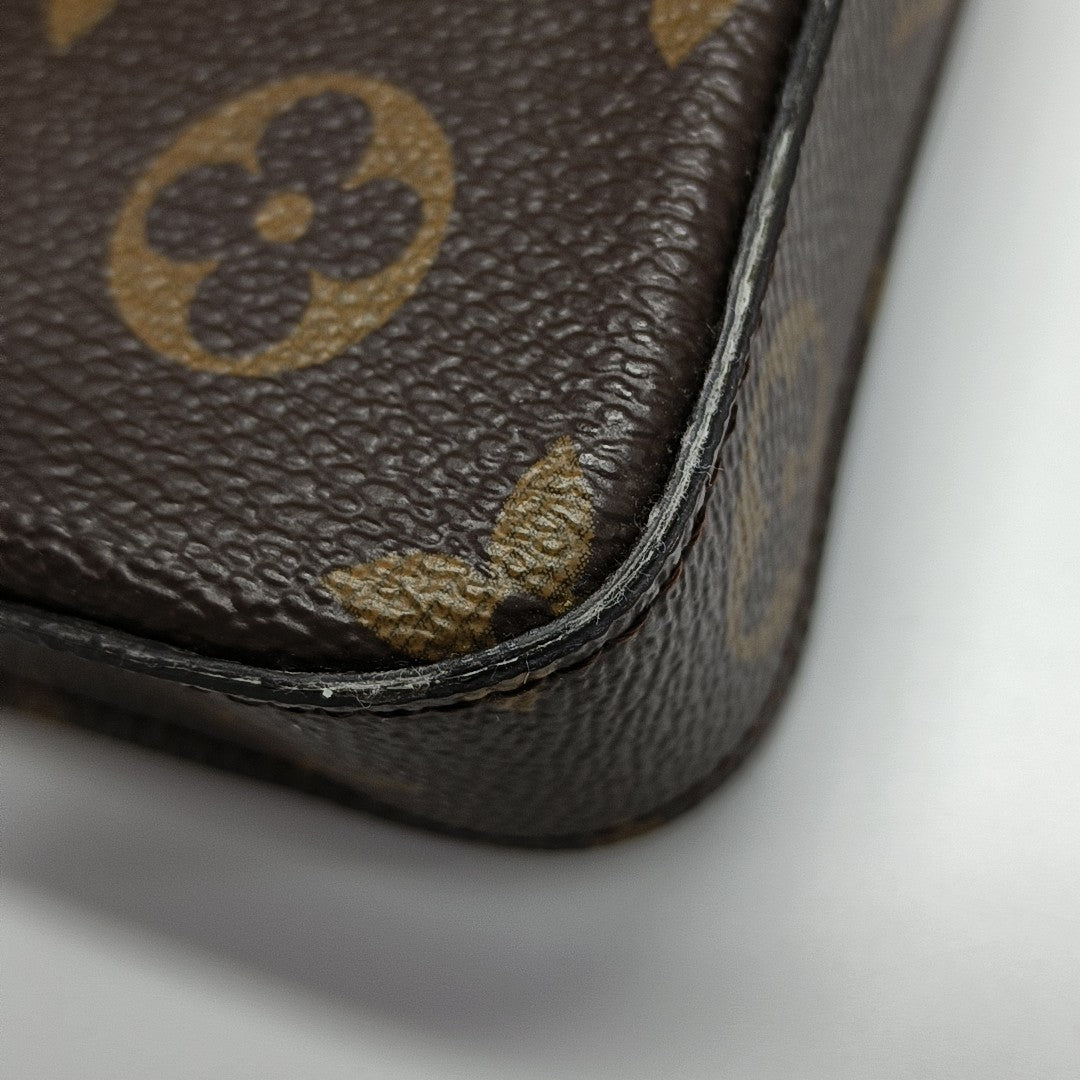 FÉLICIE Monogram Coated Canvas Brown