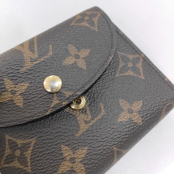 ROSALIE Monogram Coated Canvas Brown Wallet