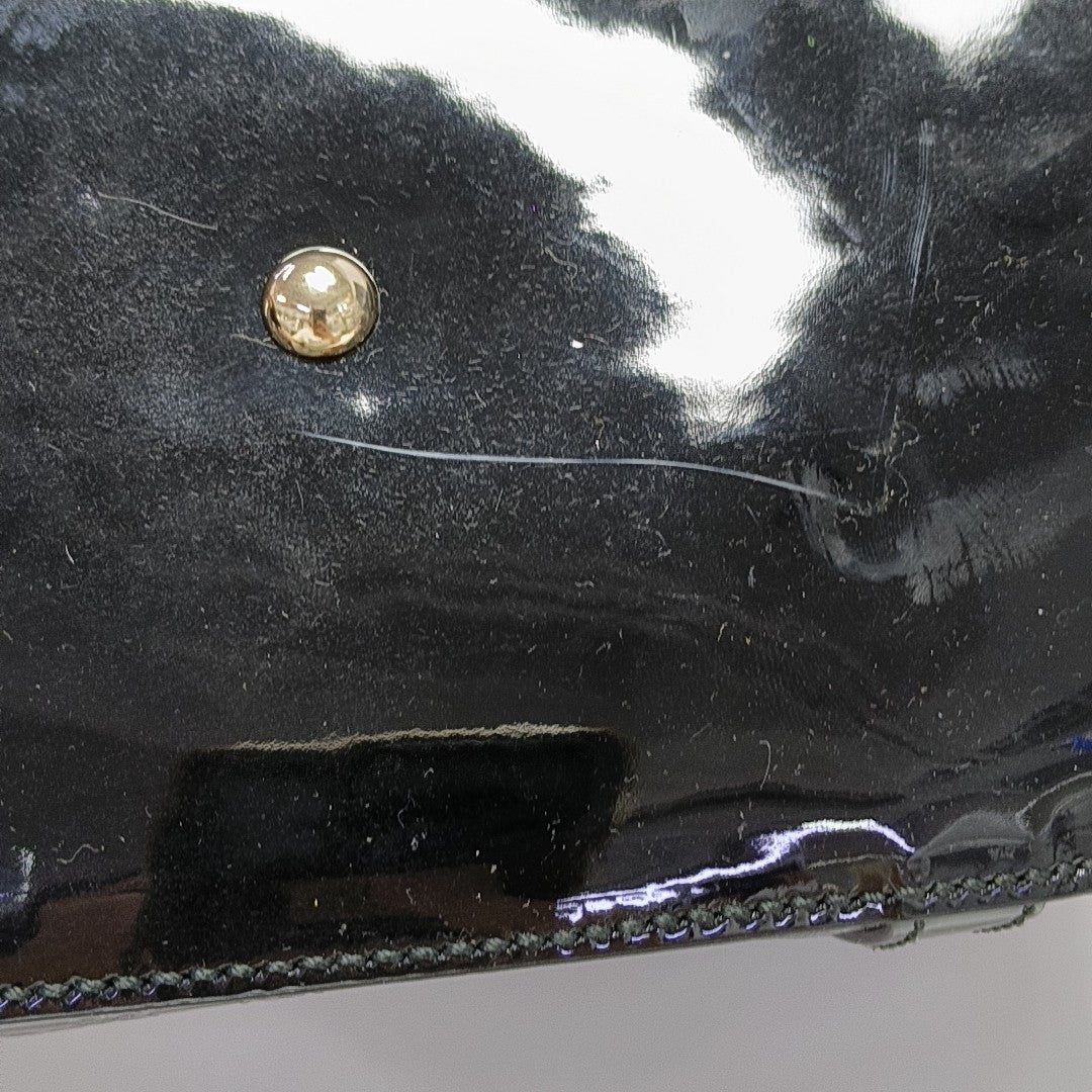 Microguccissima Monogram Patent Leather Black