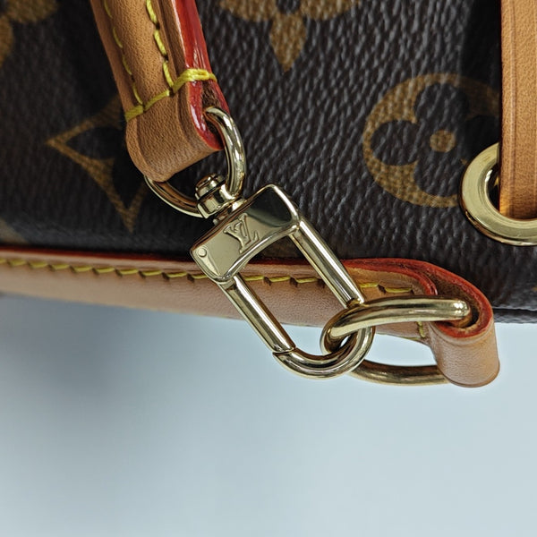 NOÉ Nano Monogram Coated Canvas Brown