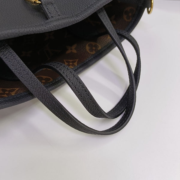 NEVERFULL INSIDE OUT BB Monogram Coated Canvas Black