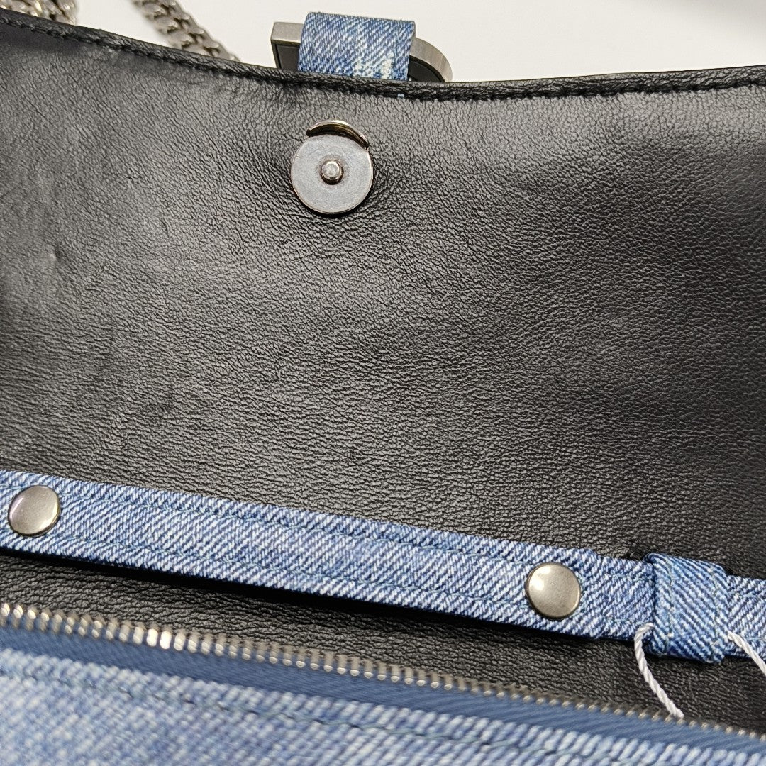 Hourglass Small Calfskin Blue