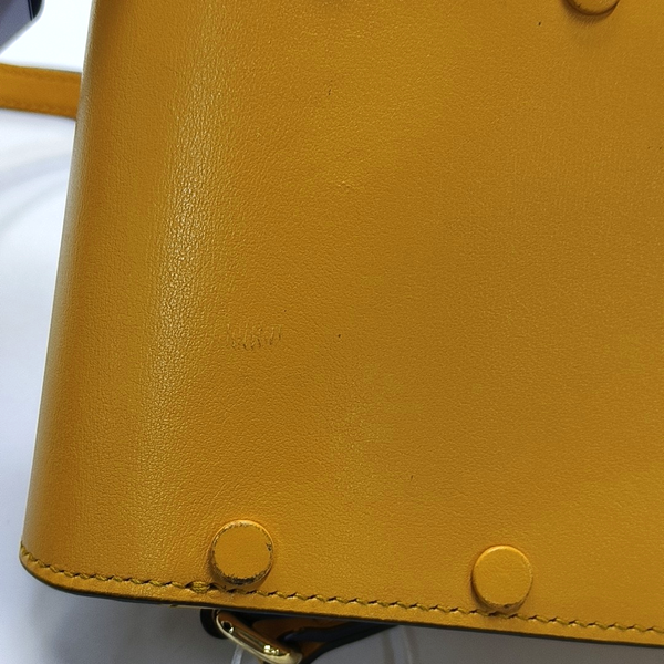 Authenticated pre-owned  Horsebit 1955 Mini Calfskin Yellow - Crossbody Bag at Looply