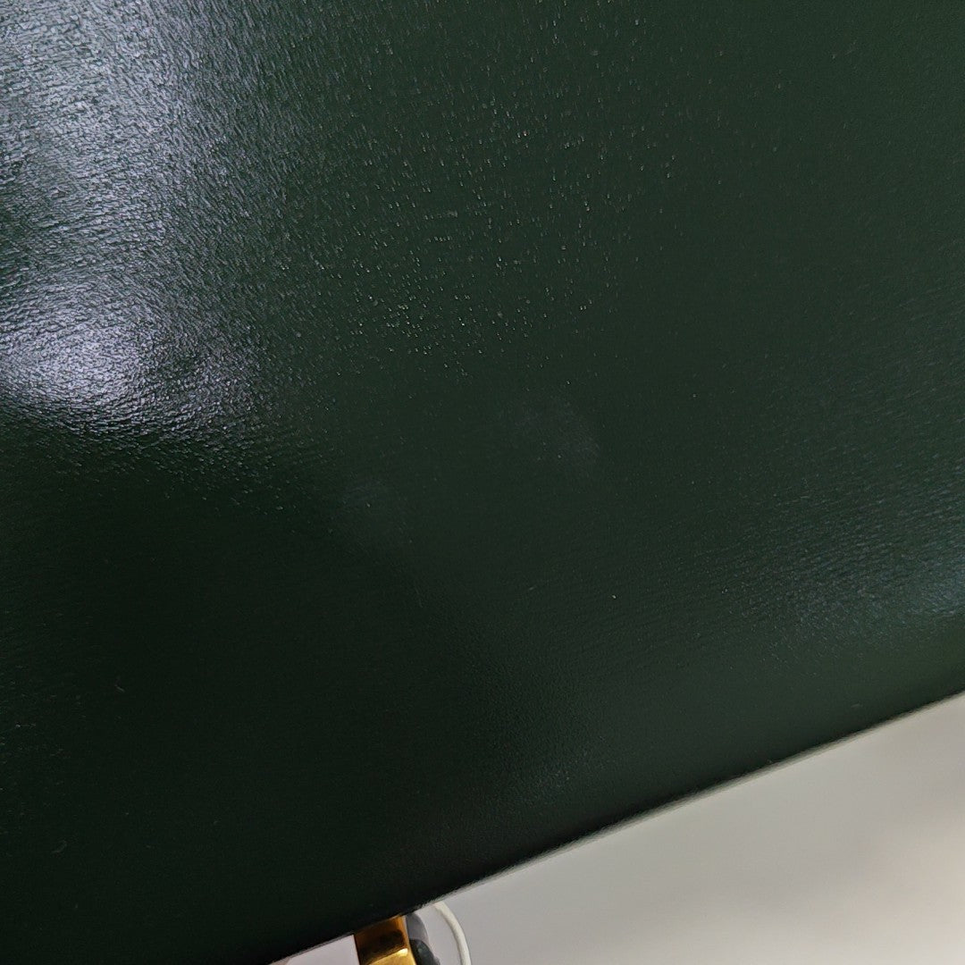 CLASP Medium Calfskin Green