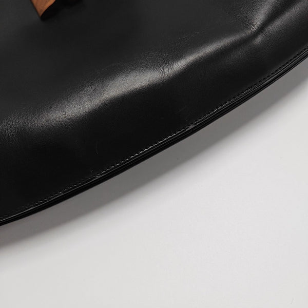 Calfskin Shoulder Bag Black