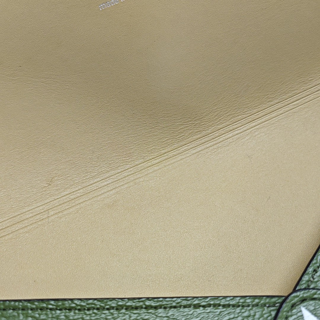 KIRIGAMI Monogram Coated Canvas Green