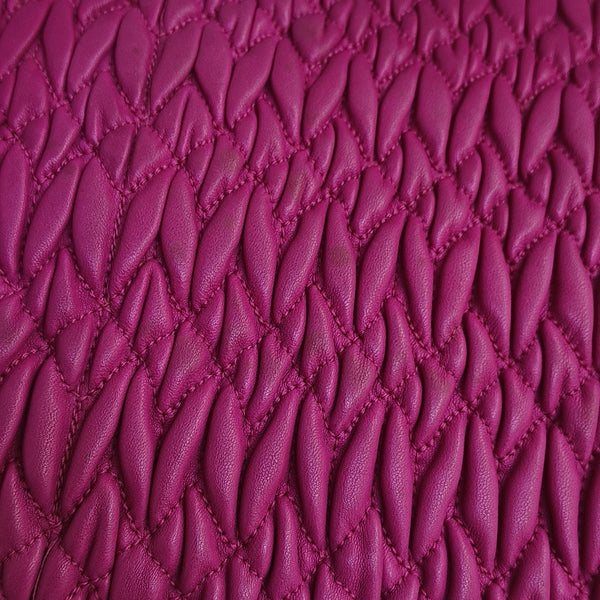 Crystal Quilted Lambskin Red
