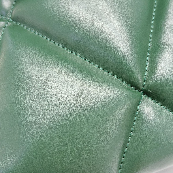 B. Quilted Calfskin Green