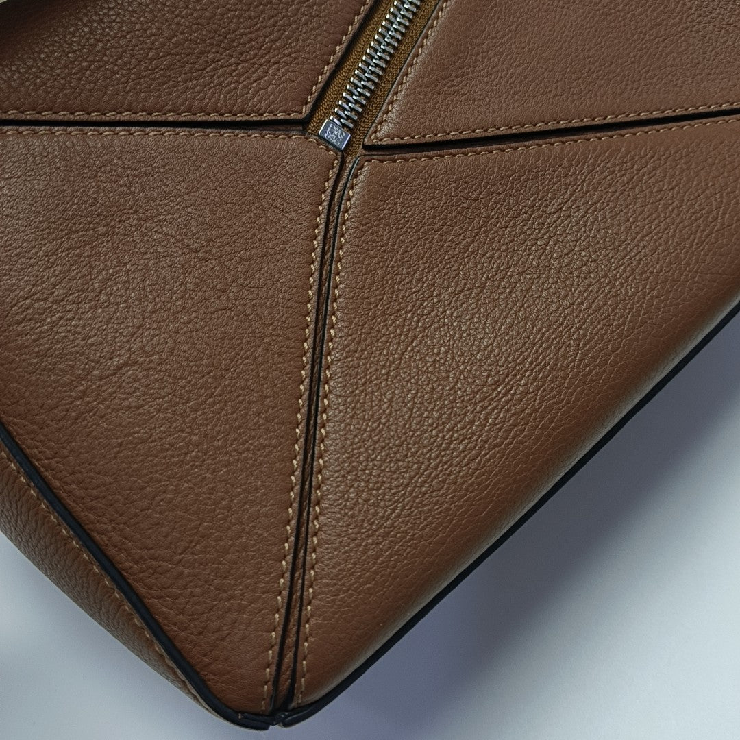 Puzzle Small Calfskin Brown