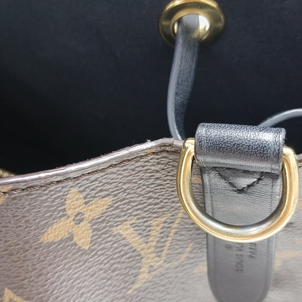 NÉONOÉ MM Monogram Coated Canvas Brown