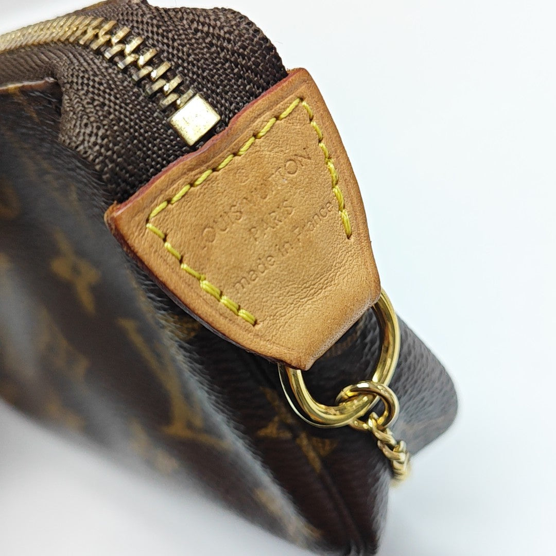 ACCESSOIRES Mini Monogram Coated Canvas Brown