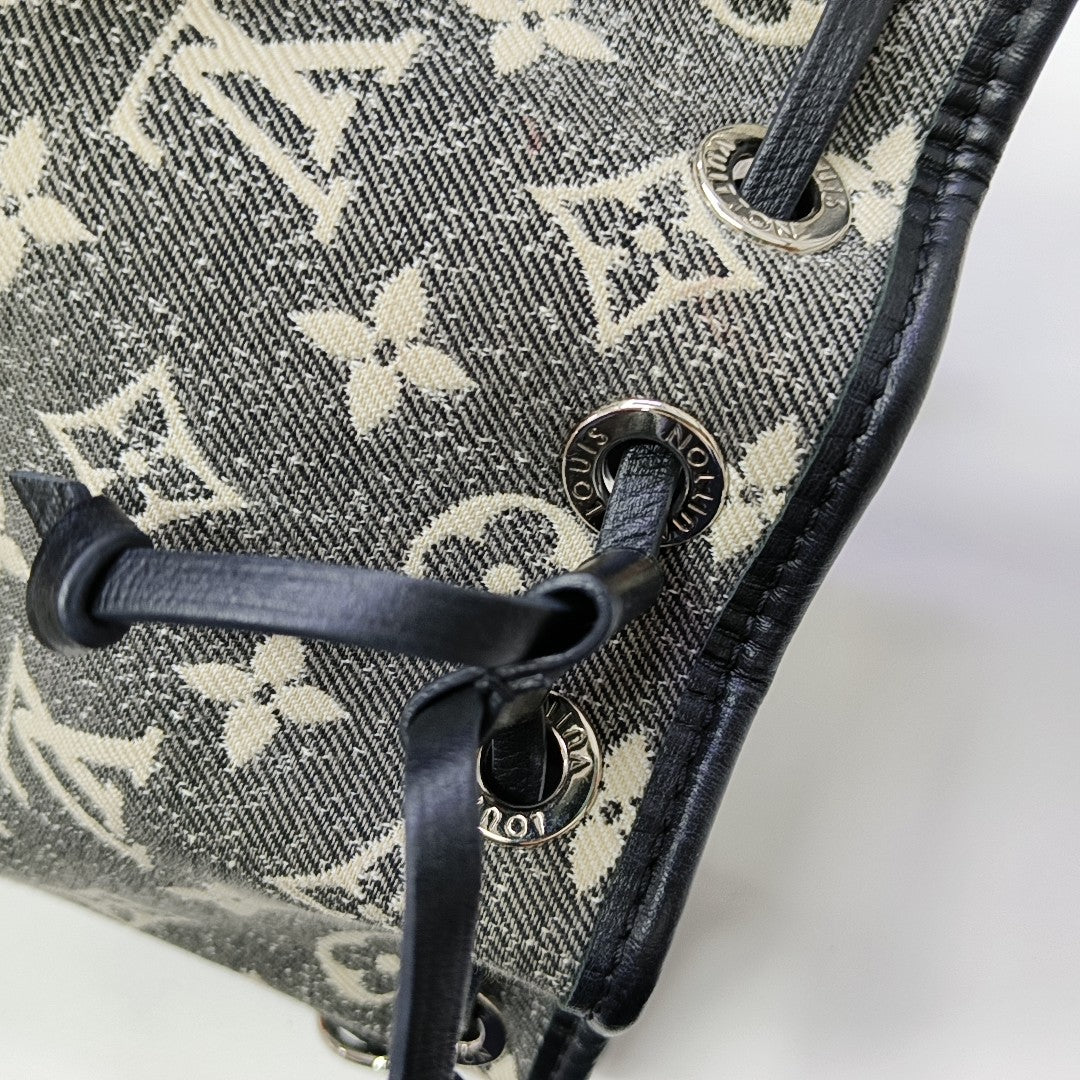 NOÉ Nano Monogram Canvas Gray