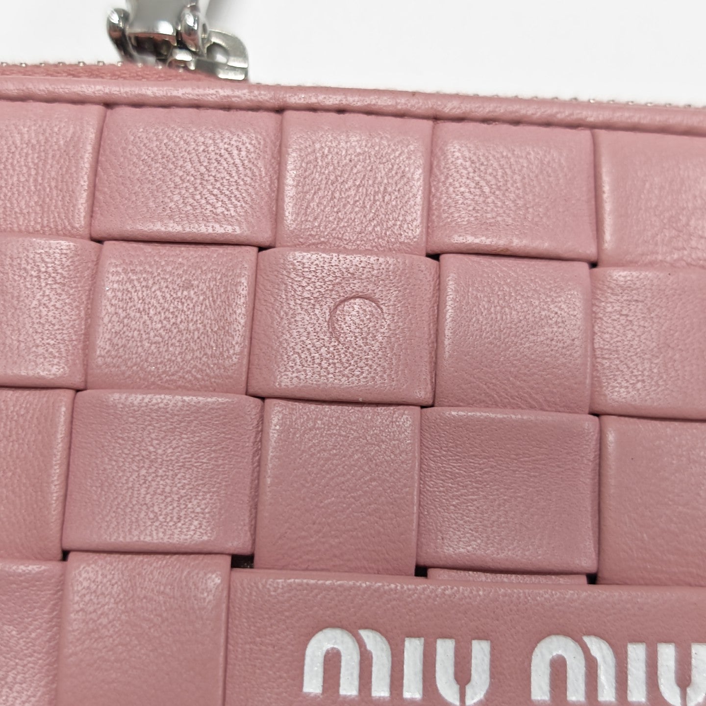 Lambskin Card Holder Pink