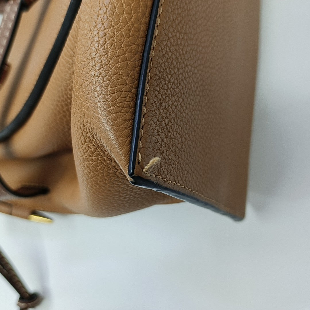 Gate Small Calfskin Brown