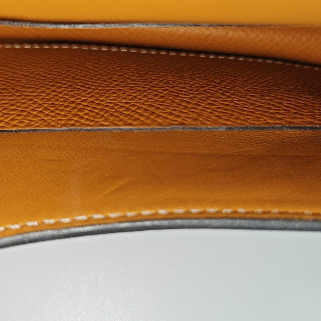 Constance Slim Epsom Brown Wallet
