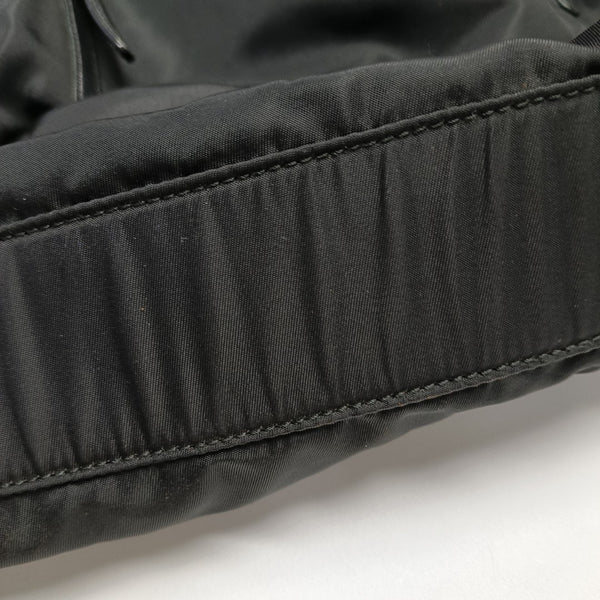 Nylon Shoulder Bag Black