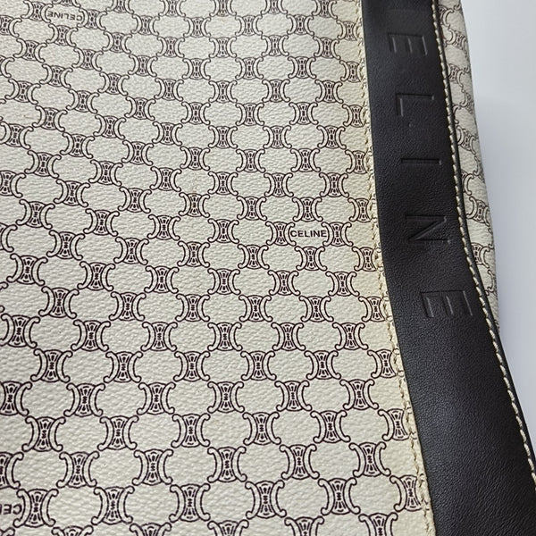 Coated Canvas Tote Bag White