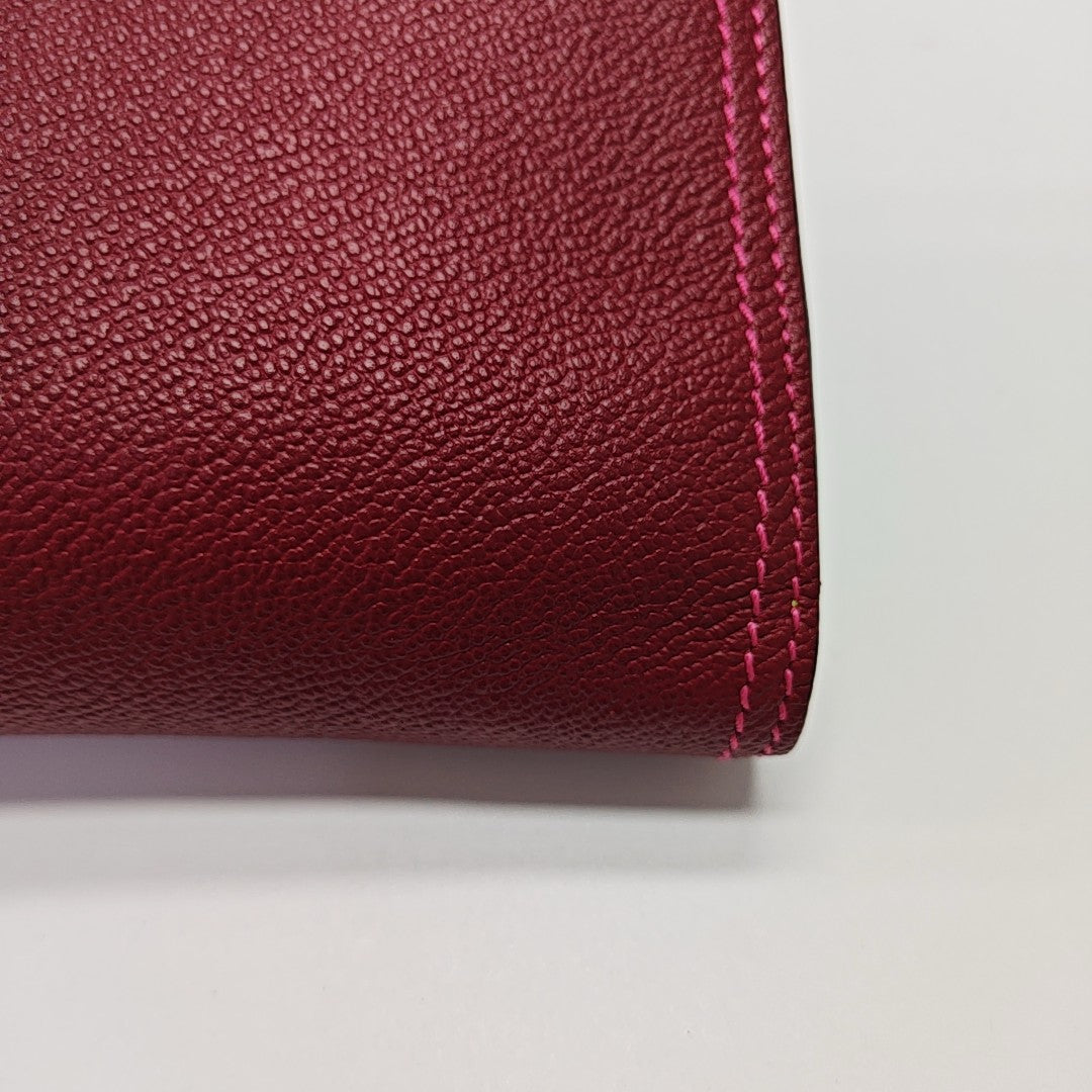 Calfskin Shoulder Bag Red